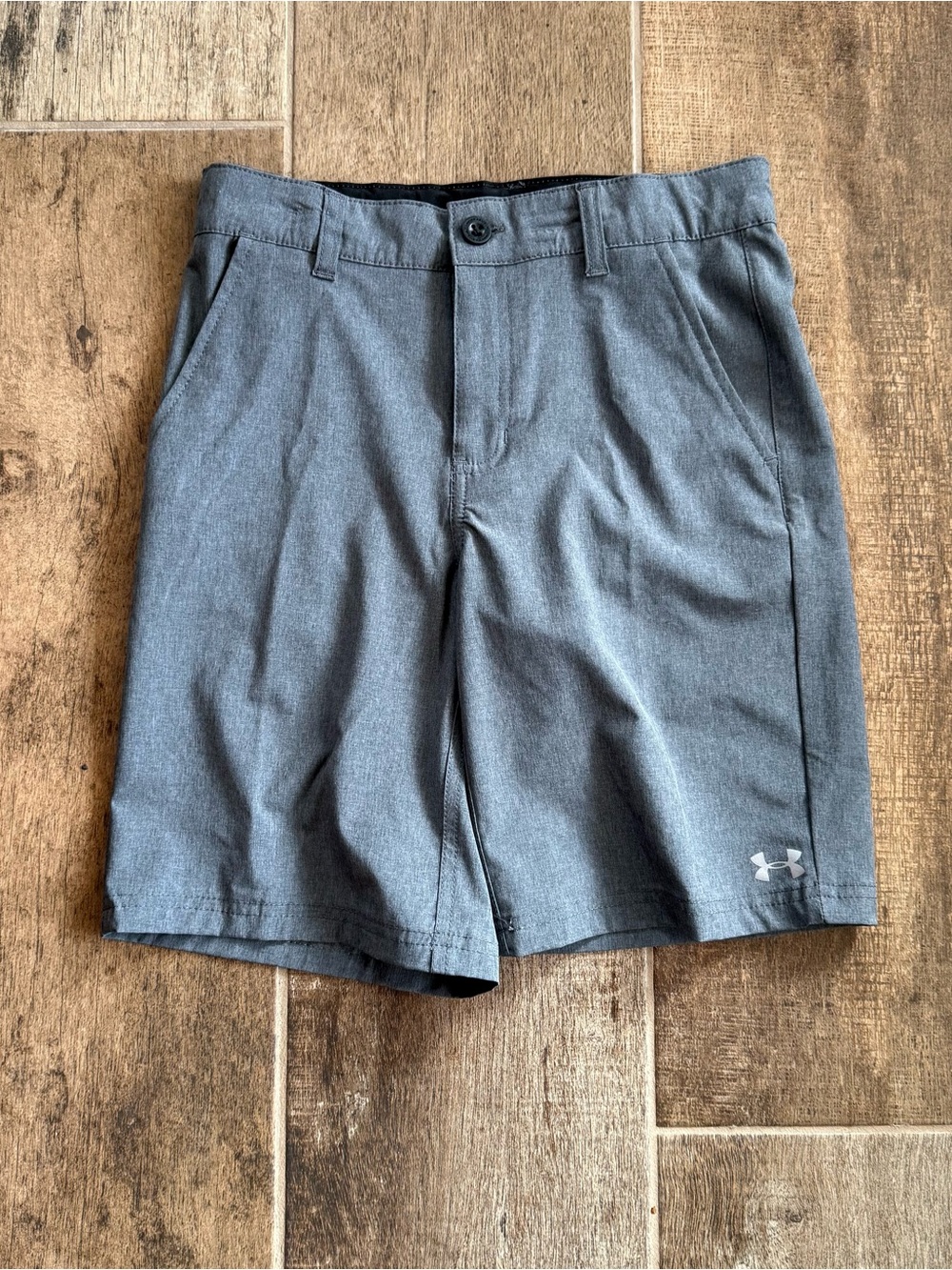 Under Armour Boy’s Gray Performance Shorts